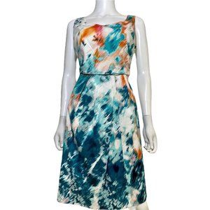 Tahari Women's Dress Bodycon Multicolor Knee Length  Size 8